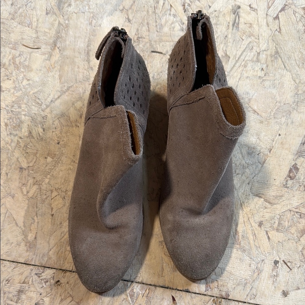 Brown Suede Ankle Boots